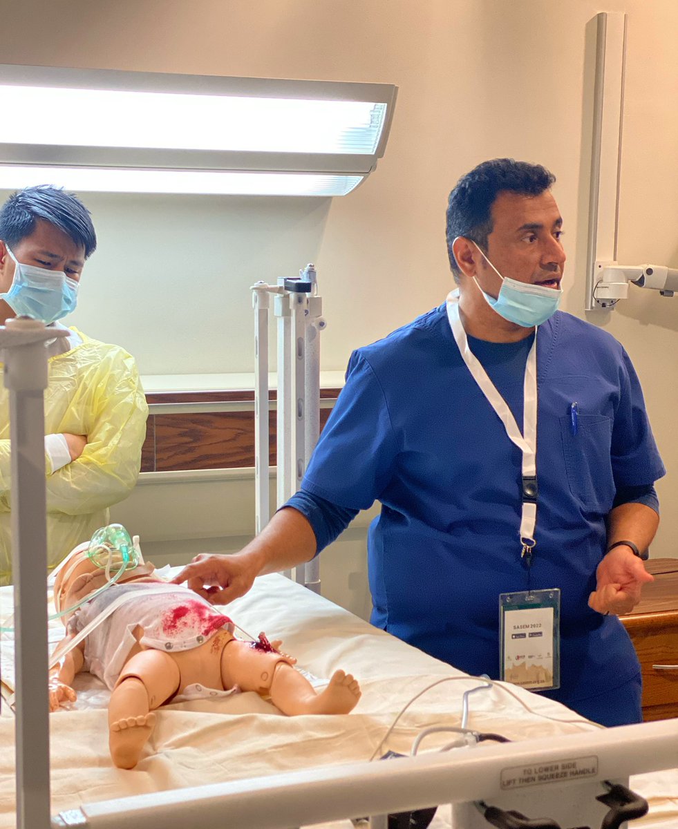 AmaloIi's tweet image. One of the Sim cases at “CRASH Pediatric Emergency Simulation” workshop.. 
Luckily, patient survived with the great lifesaving interventions from the participants 👏🏼
#SASEM2022
#Simulation #PEM