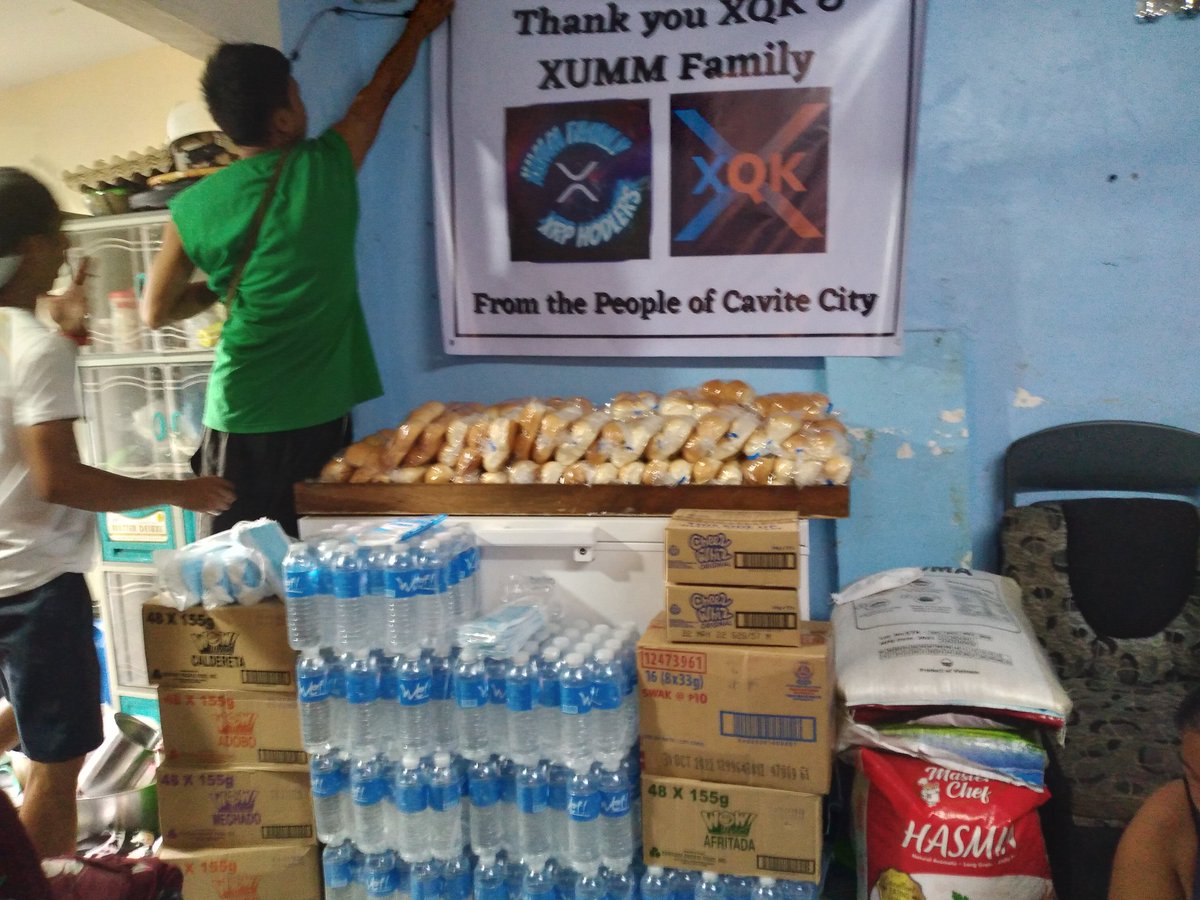 baroa_april's tweet photo. In behalf of the people of Cavite City, thank you XQK community for your help. 

We have also accumulated donations from our XUMM family who supports XQK since day one.❤❤ https://t.co/QpA6O1PSNq