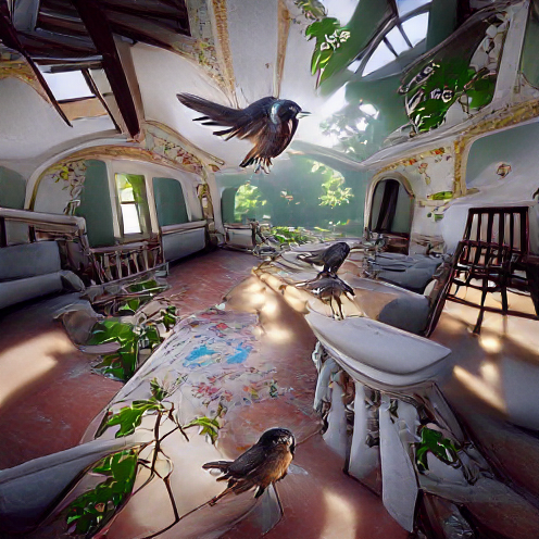 Reeplez's tweet photo. A serene deserted Villa in forest.. https://t.co/izS4yA3pk7
