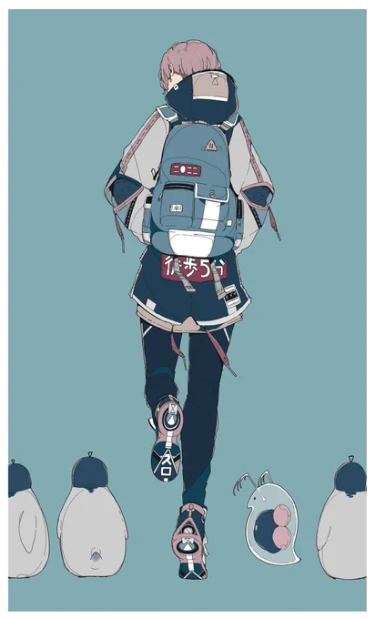 歩くのが遅い男 