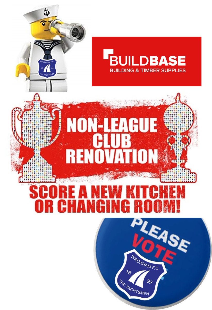 The_Yachtsmen's tweet image. We’ve bid for 1 of 10 £10K Buildbase bursaries to improve our clubhouse. The club with the MOST VOTES is GUARANTEED £10K! We’re in the lead for now (Thank you💙) but we need ALL your votes to help us stay there until midnight this Friday. Please vote 👇🏻 
landing.buildbase.co.uk/pitch-in-your-…