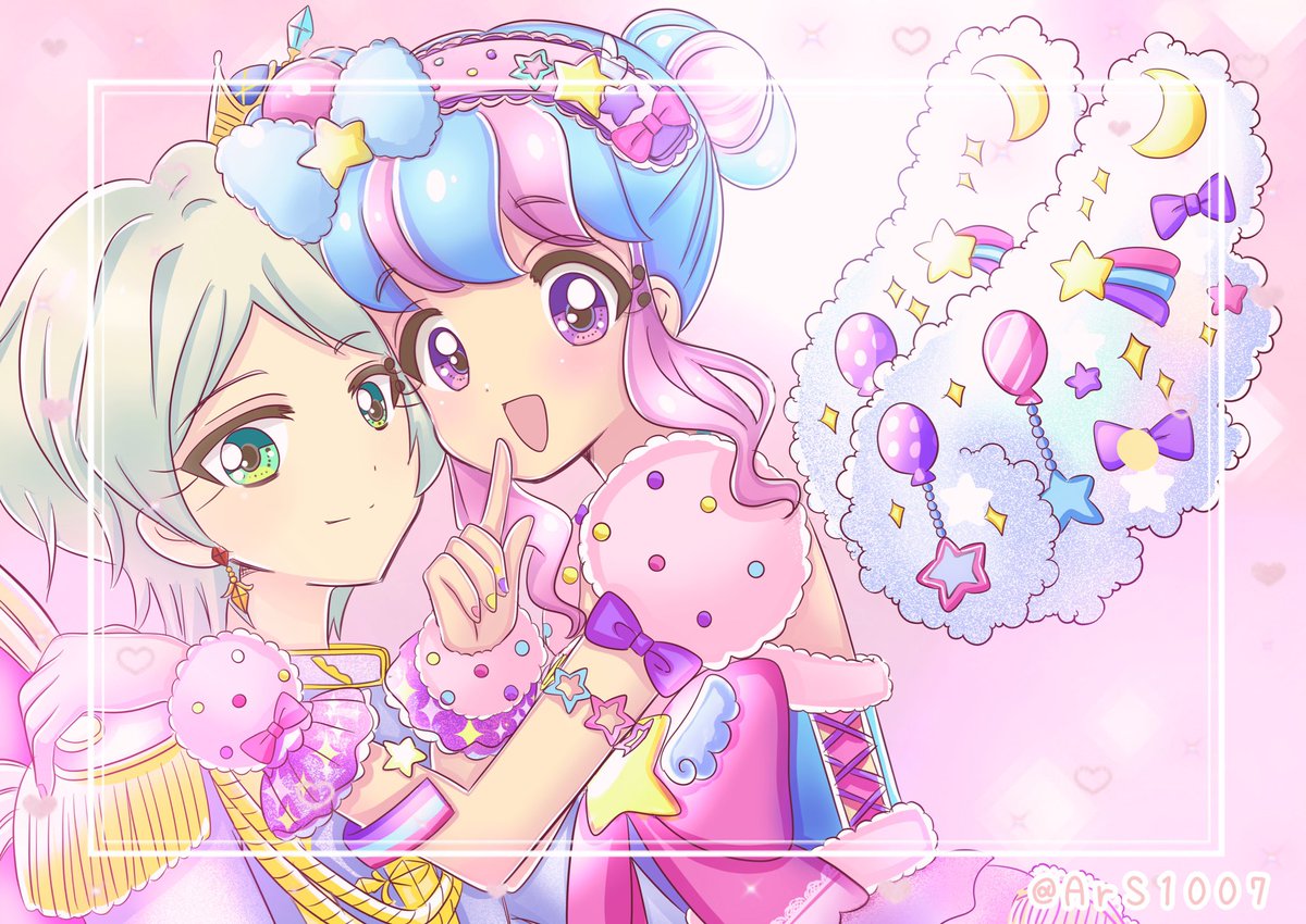 y*e様 アイカツスターズ！感謝祭 花園きらら アイカツスターズ #aikatsu #騎咲レイ #花園きらら レイきらちゃん⚔️🐑💓