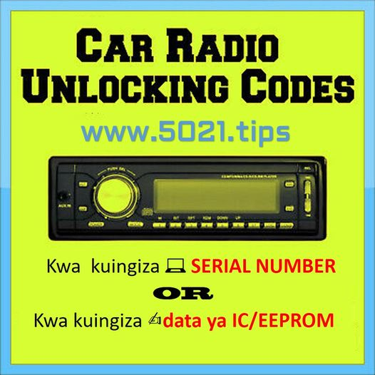 hapaujanjatu's tweet image. Radio #unlockcode could be in the dash, #usermanual or! U fail locate #radiocode, get #serialnumber follow #howto on 5021.tips/ujanja/radios at worst, dismantle it to locate certain #EEPROM, load data to unlock your....
#CarRadio #carstereos  #Autoradio #AutoRepairTips #5021Tips