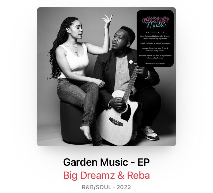 Saul_Truth's tweet photo. Garden Music by RebaSA &amp; Big Dreamz 😭😭😭

What a beautiful EP .

The songwriting and melodies make you wanna fall in love ❤️

https://t.co/cbdqVlTlug https://t.co/lngcm0y5Hj