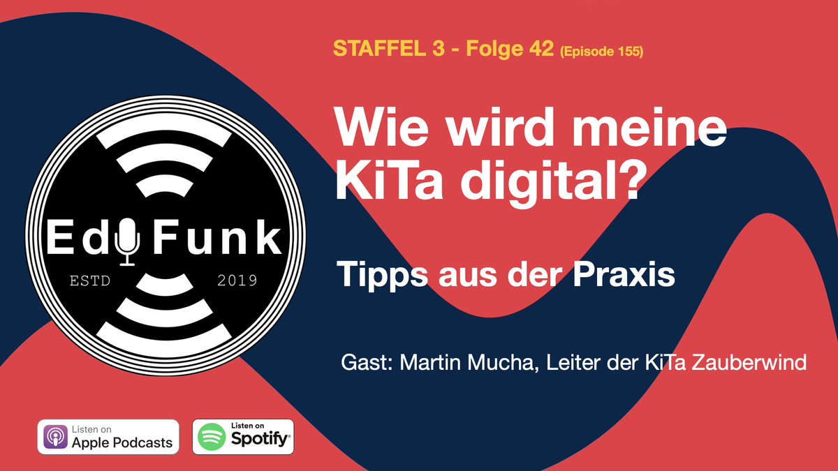 Wir blicken noch einmal zu <a href="/MuchaMartin/">Martin Mucha</a> in die #kita Zauberwind!
#edufunk #podcast #twlz #ipad #digital