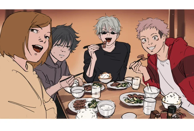 好きな3人
#jjk #JujutsuKaisen 