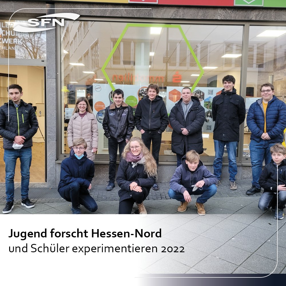 sfn_kassel's tweet photo. Toller Erfolg für SFN-Teams bei Jufo/SE

Jufo: Zwei erste Plätze, zwei zweite und ein dritter Platz.
SE: Ein zweiter Platz und fünf erste Plätze
Betreuerpreis für Charly Ahrendts
Das SFN gratuliert allen Preisträger:innen und bedankt sich bei allen Projektbetreuer:innen. https://t.co/ItXZL1R8cc