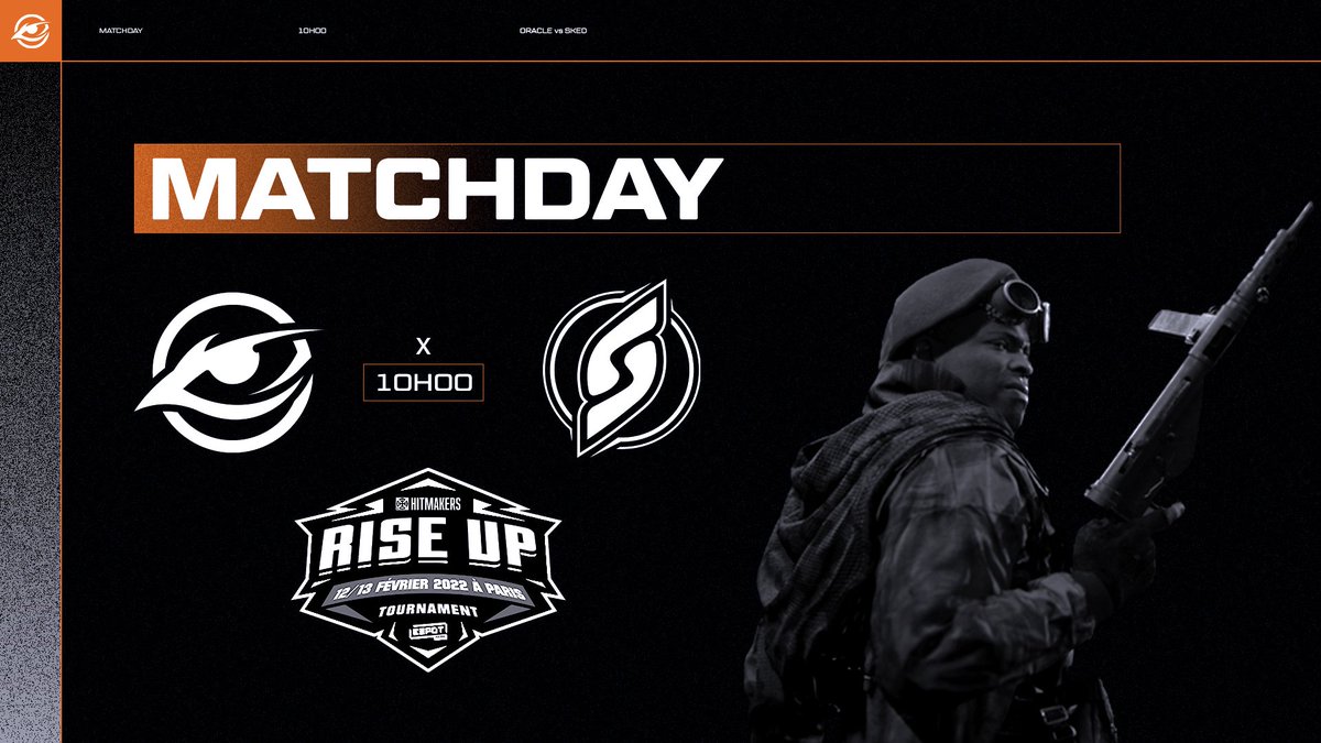 OracleEsport's tweet photo. ⚔ #CallofDuty | #HitmakerRiseUp

Notre roster #OracleBlue commence cette deuxième journée face à Sked Esport!

🏆 @HitMakersFr x @espotparis 
🆚 @sked_esport 
▶ LB round 7

📺 https://t.co/0iRKvr5DzR
🎙 @Ozary_Fr x @UgoLefevre 

Le perdant de cette partie finira Top 4 📌 https://t.co/gQiO4FuFg8