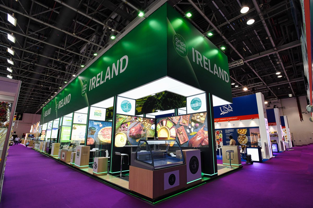 Today is day one of Gulfood, the world's largest food, drink and hospitality fair, featuring 20 exhibition halls and over 2,500 exhibitors. Visit 14 Irish exporters and Bord Bia at the Ireland stand in Sheikh Saeed Hall 3, Dubai World Trade Centre #IrishFoodExports #TradeMission