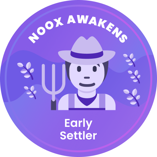 Second round of 'NOOX AWAKENS' campaign, BOOM!

Seize the opportunity to participate in our beta and get a chance to win $NOOX!

To be eligible for the 'Early Settler' POAP:
⚡️RT &amp; Follow
✨Join our Discord: discord.gg/noox
🔥Drop your Discord name &amp; ENS/ETH address below