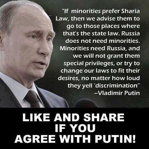 Why not we? We are as strong as Putin. Bring UNIFORM CIVIL CODE as soon as possible.