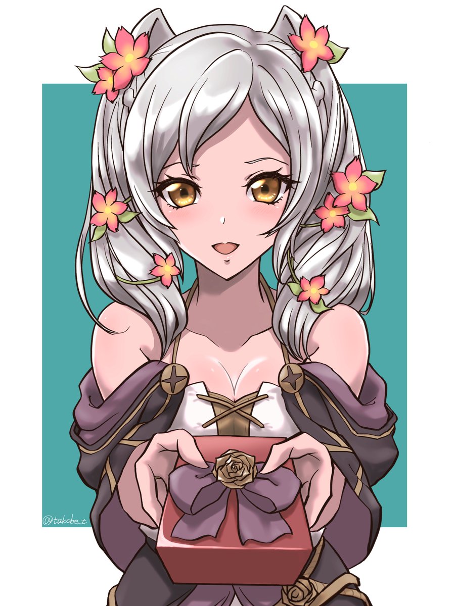 マイユニット ,ルフレ♀ 「ルフレ「今日は、"愛の祭"だそうです。」 」|タコベーのイラスト