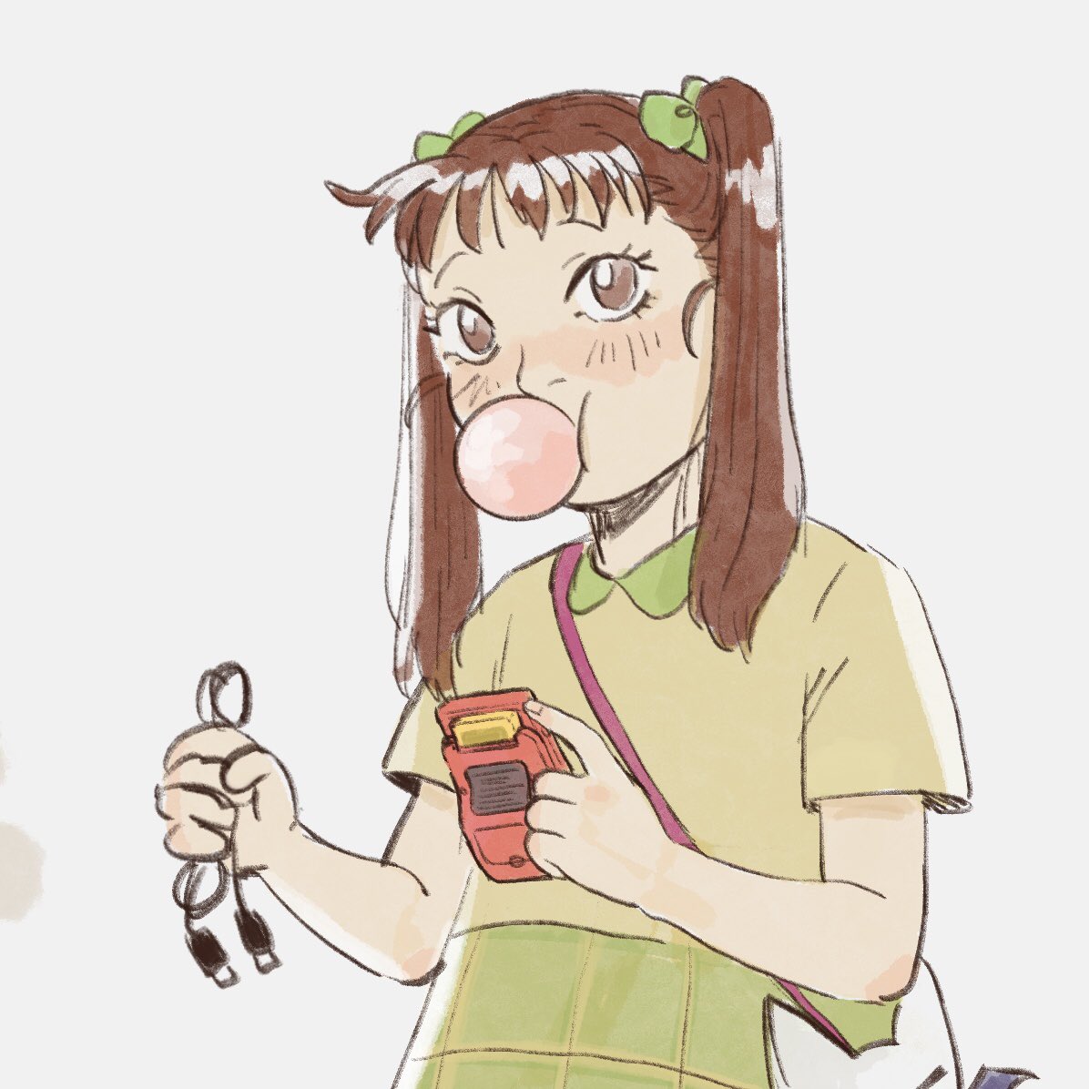 zan_len's tweet image. Sanaaaa 💖 + some millennial childhood things 🥺 #Kodocha #KodomonoOmocha #SanaKurata #GameBoyColour