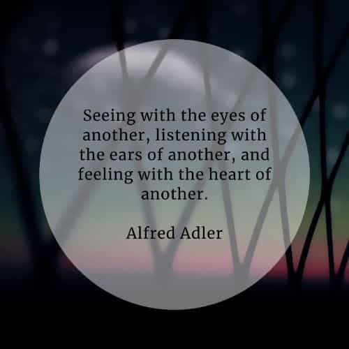 Empathy is..... 
Seeing with the eyes of another, listening with the ears of another, and feeling with the heart of another. - Alfred Adler

#ThinkBIGSundayWithMarsha #sundayvibes #SundayMorning  #SocialMedia #empath