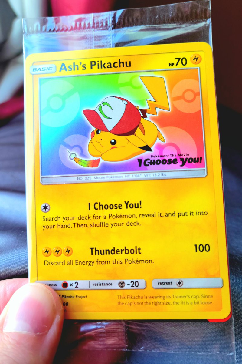 Gonna start the week with a sealed  Ash's Pikachu Movie Promo Giveaway.

-Retweet this

Winner picked 2/17 🖤