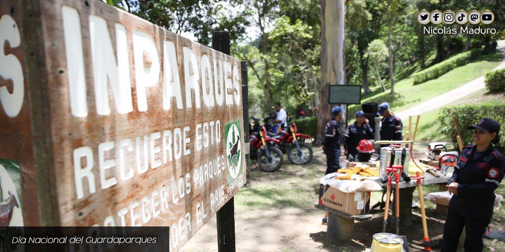 Venezuela enaltece la invaluable labor de los fieles defensores de la Madre Tierra, hombres y mujeres que protegen con amor, entrega y dedicación los espacios naturales del país y la biodiversidad. ¡Feliz Día Nacional del Guardaparques!