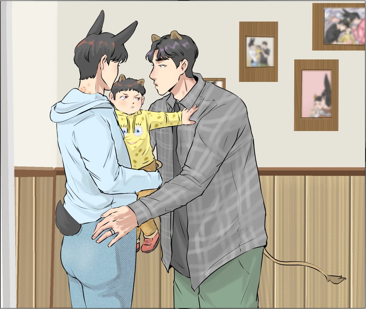 mourmisty's tweet photo. 🦁🐰👨‍👨‍👦
Suo'er : no dont kiss 
#สมอี๊ดมีอยู่จริง https://t.co/xBljfLQDVG