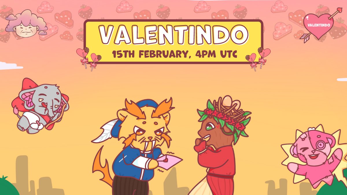 ZendodoParty's tweet photo. 💘ValentinDo💘

🗓 15 Feb 4PM UTC

Love is in the air ⛅️Join us TODAY for our first love-filled event! Stand to win Limited Edition Accolades and even the RAREST Zendodo yet👑 

Don't miss a beat!💞

🔖 Event Details - https://t.co/gfdYwj8UYG
🎉 Giveaway - https://t.co/PHTE9Nhg7r https://t.co/YcZDt2jGrP
