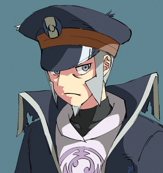 ノボリさんジト目らくがき
帽子のつばで目が半分隠れてるのすきすぎてずっと見ちゃう

#PokemonLEGENDS 