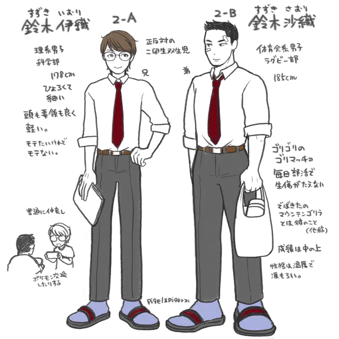 ましろさん原案の正反対双生児だよーー!わっしょい!(椿子)
#でばきた 