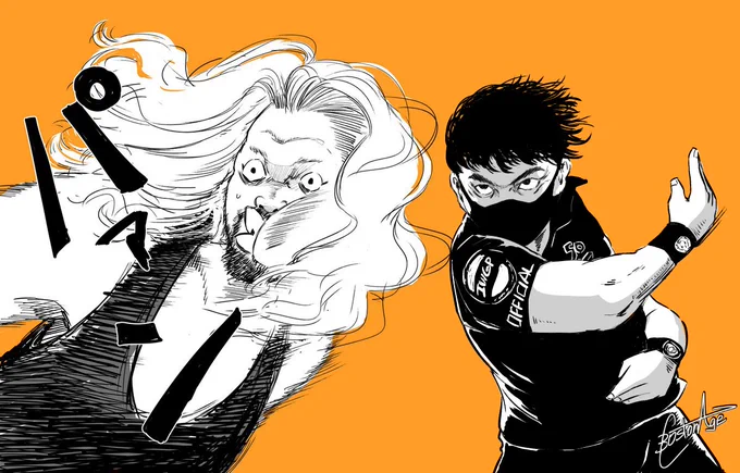#突然ビンタされてしまうEVIL選手シリーズ https://t.co/OWz1YZP3SY 