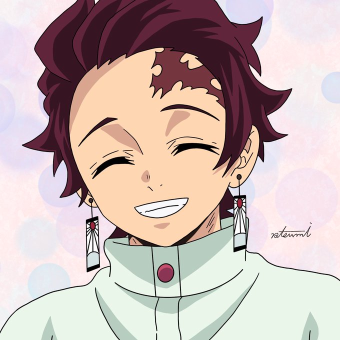なっちゃんさんがTwitterに投稿した竈門炭治郎(鬼滅の刃)のイラスト。