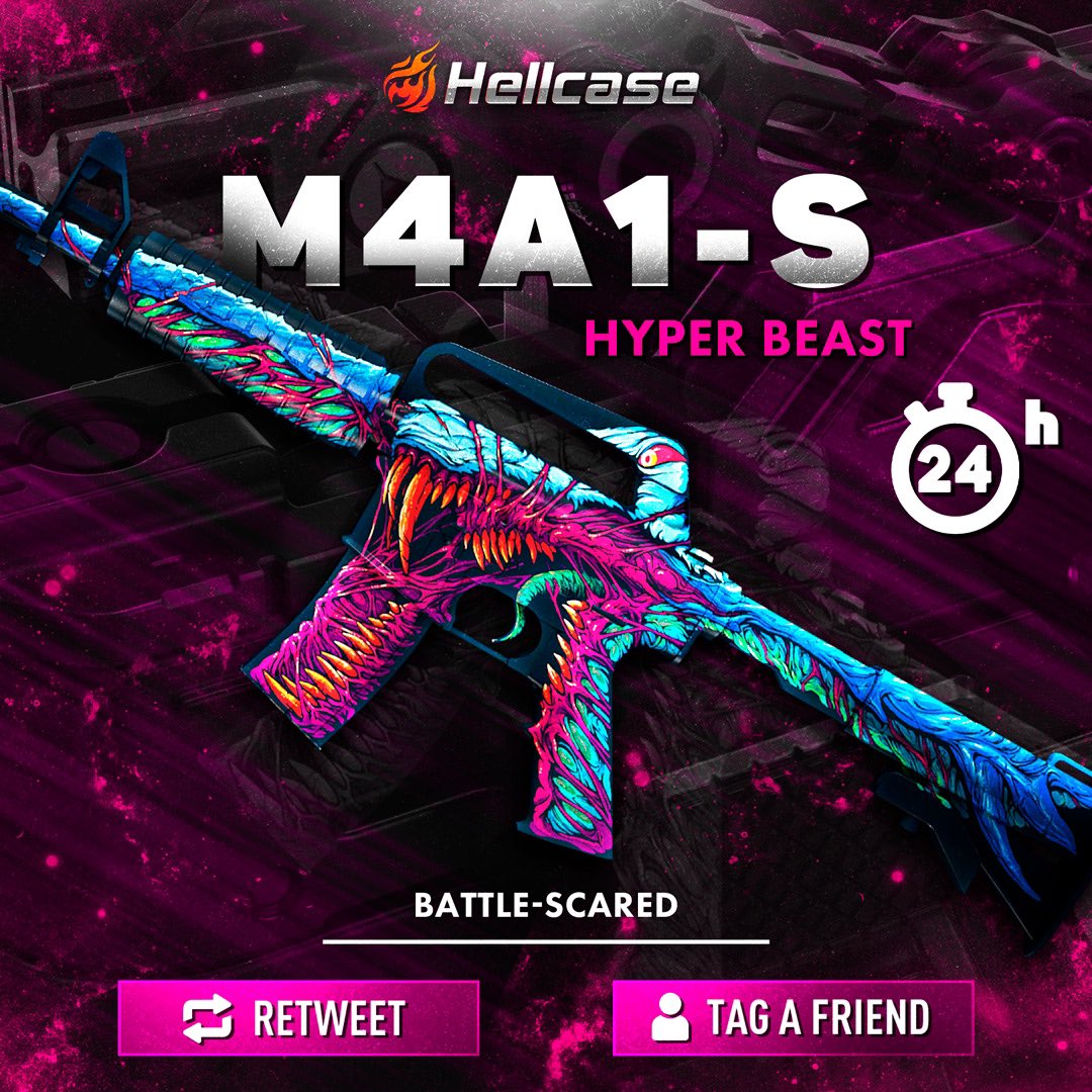 hellcasecom's tweet image. 👇Tag The Best Friend &amp;amp; Like
🚀 Follow us
🔥 Retweet this post
😎 The last winner was @thalesportella 

#hellcase #csgo #csgoskin #csgoskins #csgoskinsgiveaway #csgocases #csgocase #hellcasegiveaway #csgoskinsfree #csgoskinsgiveaway