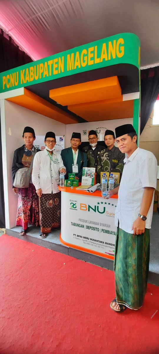 pcnukabmagelang's tweet photo. Bank BNU milik PCNU Kab. Magelang di stand expo muskerwil kemarin. https://t.co/dZKGZRlvbT