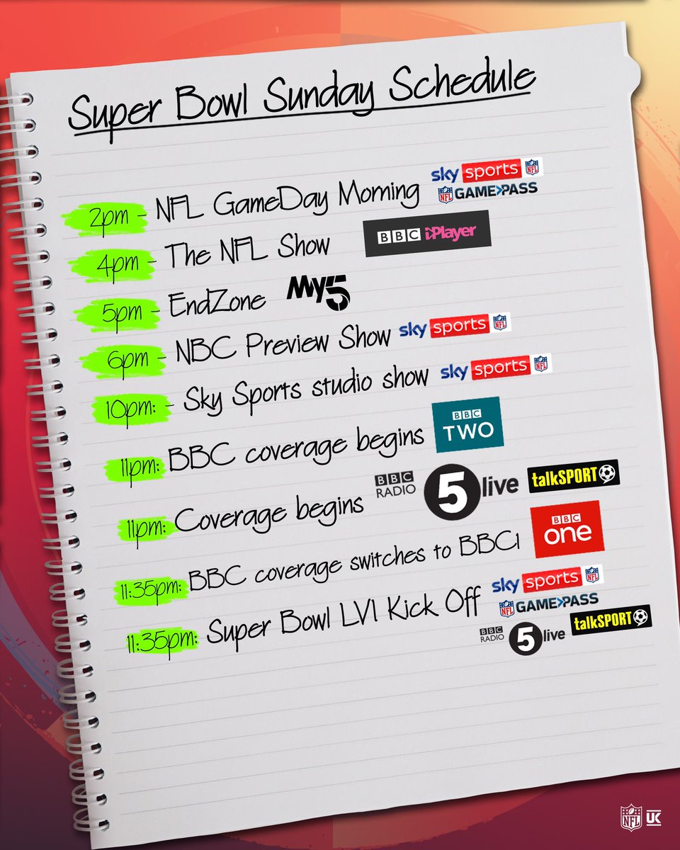 NFLUKIRE's tweet image. Non-stop 🏈 for the rest of the day!

#SBLVI