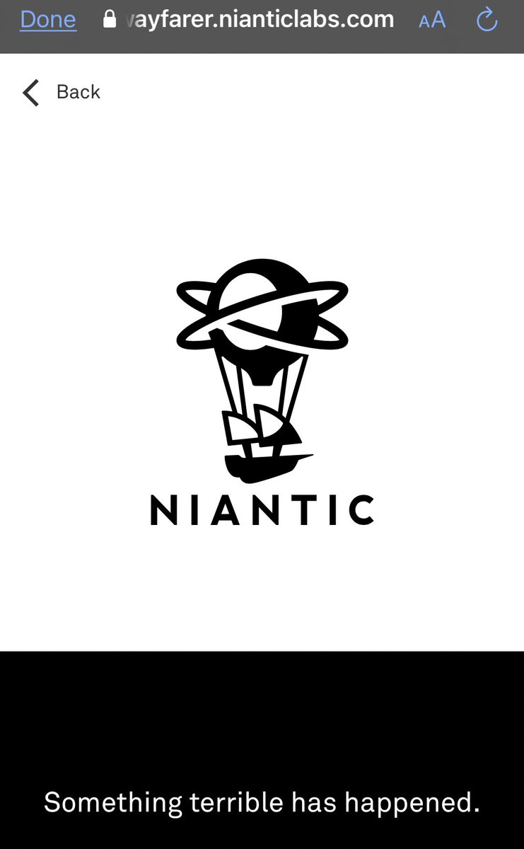 hyperlinkhelen's tweet photo. Erm @NianticHelp How am I meant to use Wayfarer when it won’t let me log in with Google or Facebook. https://t.co/t3wrAonS3s