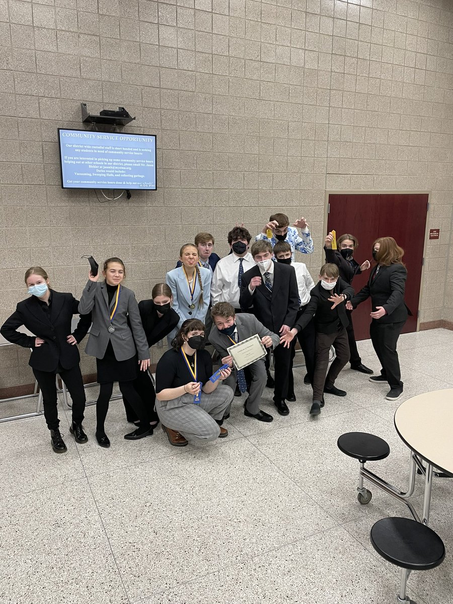 MWHS_Speech's tweet photo. Congratulations for taking home 1st Place in Medium Sized Team Sweeps at STMA yesterday!! Rather than a trophy, STMA will make a donation to the charity of our choice: WeCAN! Individual results in this thread. #MWHSPride https://t.co/4gS5iTQ8Mp