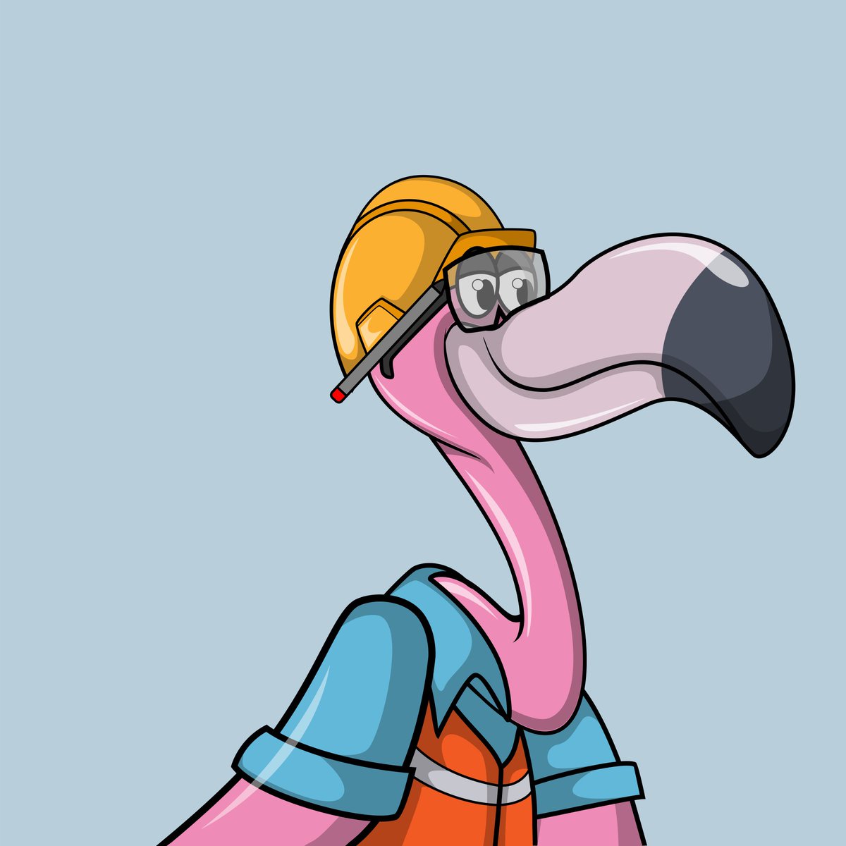 5 to 8 of 22 from the DRESSTOFETE Flamingo collection, celebrating carnival/carnaval in 2022.

#ethChat #NFT #eth