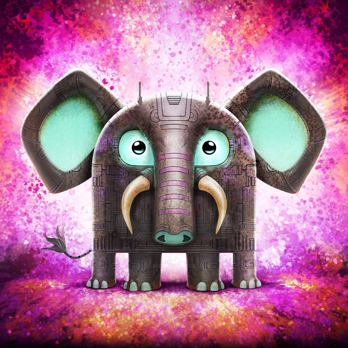 A STAXX... elephant! 🐘🤯

A new type of STAXX has been discovered! Created by the incredible <a href="/paperdstudio/">PaperD 🐊</a>, an artist and Creative Director at Dreamworks Animation. This 1/1 collab artwork will be dropped to a lucky STAXX holder during our Equinox Virtual Art Week in March! 🔥