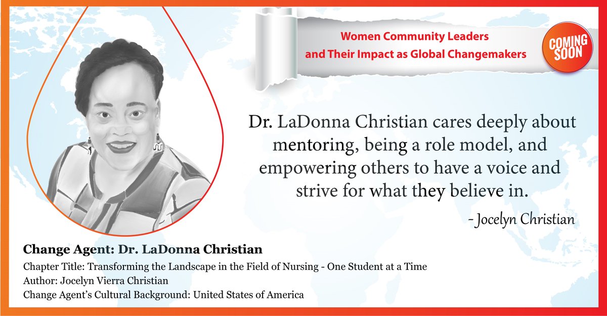 Jocelyn Marie shared yet another powerful story of Dr. LaDonna Christian who empowered students of color in nursing who had no access to mentorship.

#WomenCommunityleaders #globalchangemakers #womenchangemakers #culturaltransformation #changeagents #influencers #leadership