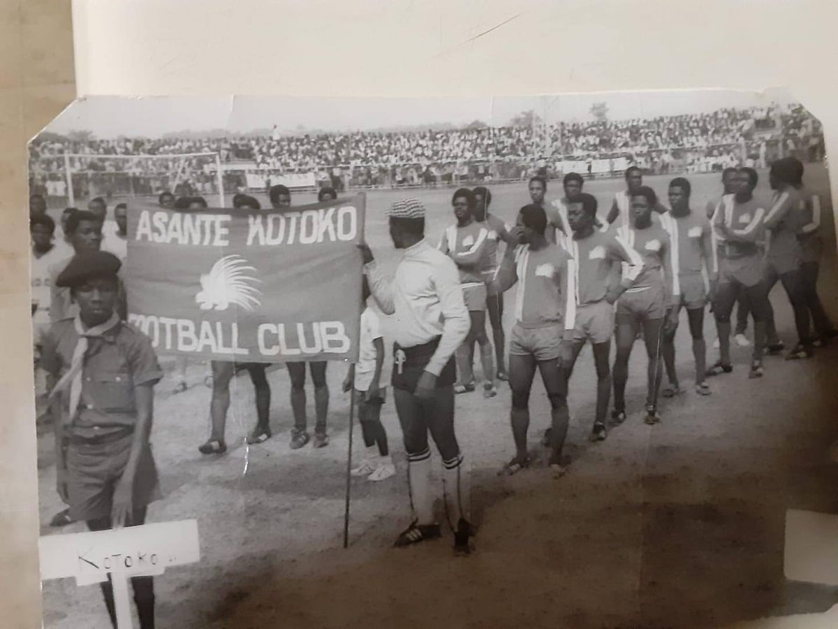Gala Competition between Asante Kotoko and Bofoakwa Tano, 1973. Kotoko lost on penalties to Bofoakwa.
