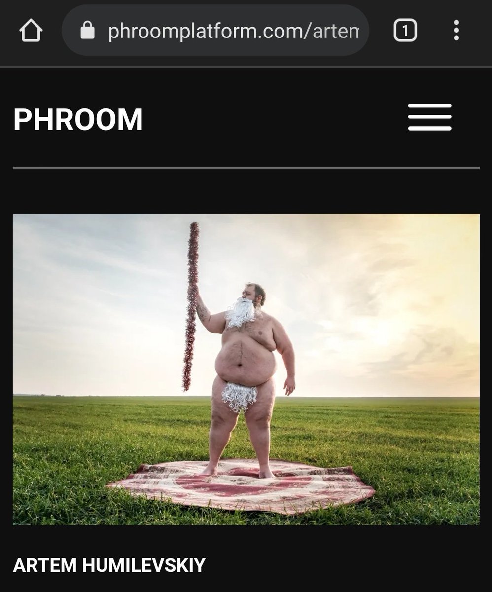 Publication on phroom magazine
phroomplatform.com/artem-humilevs…