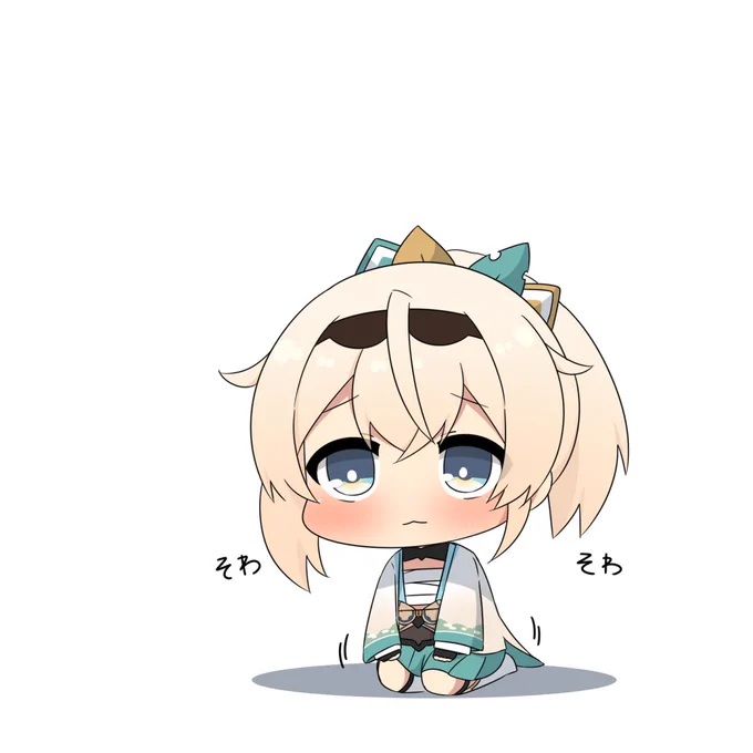配信おやすみで落ち着かないでござる #いろはにも絵を 