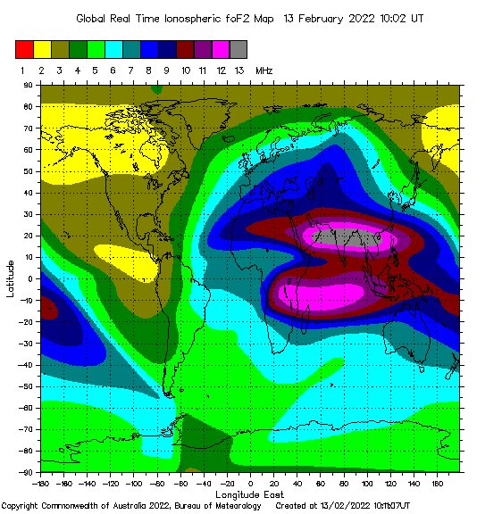 Global Optimum NVIS Frequency Map Based Upon Hourly Ionosphere Soundings via https://t.co/6WcAAthKdo #hamradio https://t.co/h6cJI15twO