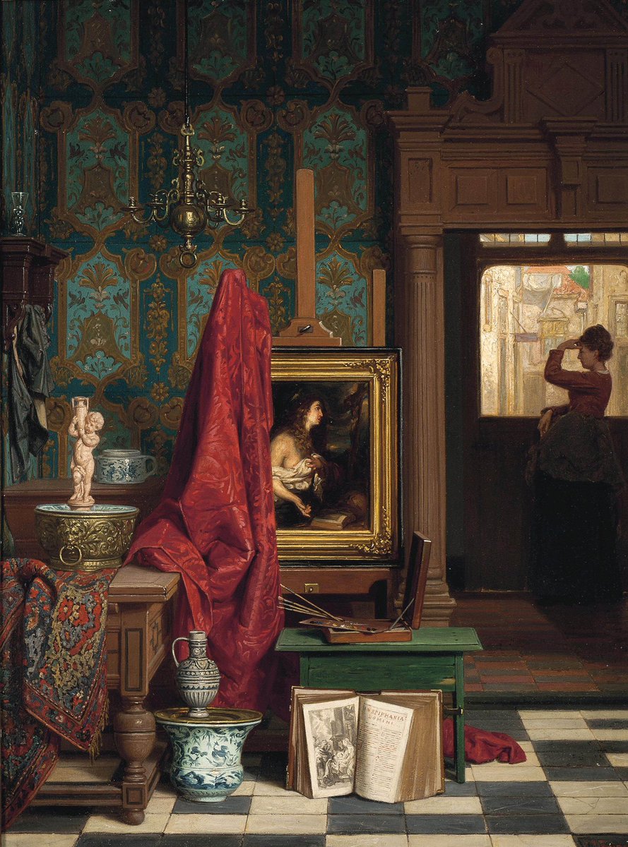 historiayarte_'s tweet photo. “Esperando a la persona amada” es una obra del pintor neerlandés Carel Jozeph Grips realizada en 1894. https://t.co/Vx807iXTRM
