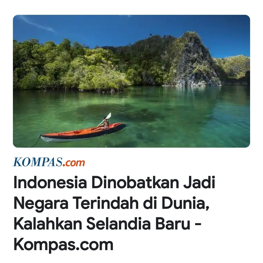 Nah kan, makanya dijaga 😎