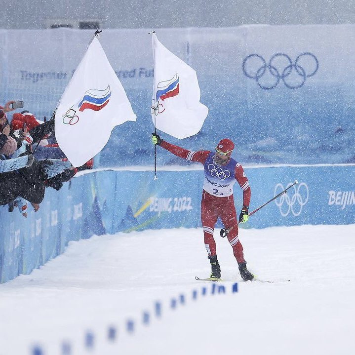 Russia's tweet photo. ⚡️ #Breaking: @Olympic_Russia cross-country skiing team earned GOLD in the prestigious men’s 4x10km relay at @Beijing2022.

🏆 The #Victory is a first for our guys... in 42 years❗️

⛷ #Legends: Alexey Chervotkin, Alexander Bolshunov, Denis Spitsov &amp; 🦸‍♂️ Sergey Ustyugov. https://t.co/KfpWhgCHpm