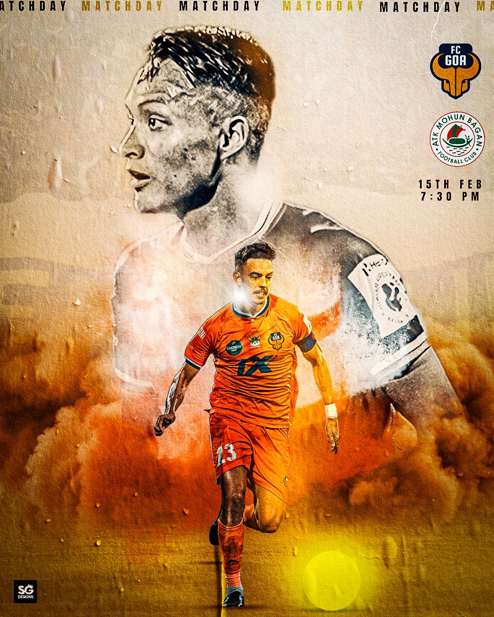 ShikharDesigns_'s tweet photo. My entry for the #ForcaFansFeb matchday poster design.
Goodluck to everyone participating!

#ForcaFansPoster #ForcaFans #FCGOA https://t.co/nJ6eIxyCPf