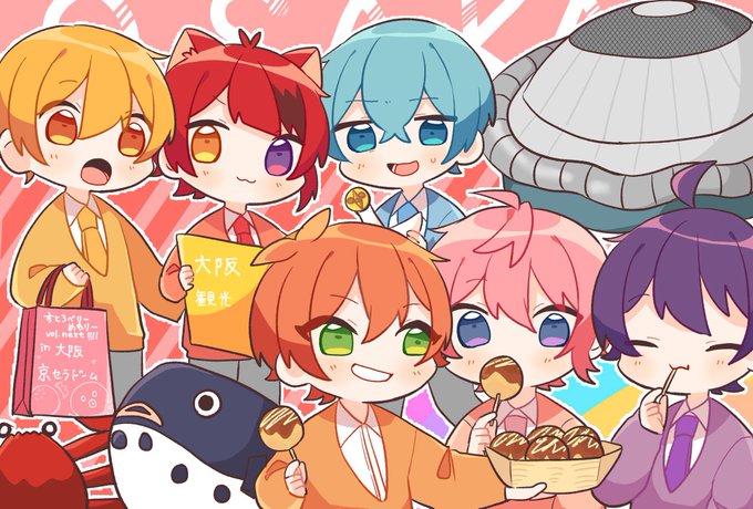 「multiple boys takoyaki」 illustration images(Latest)