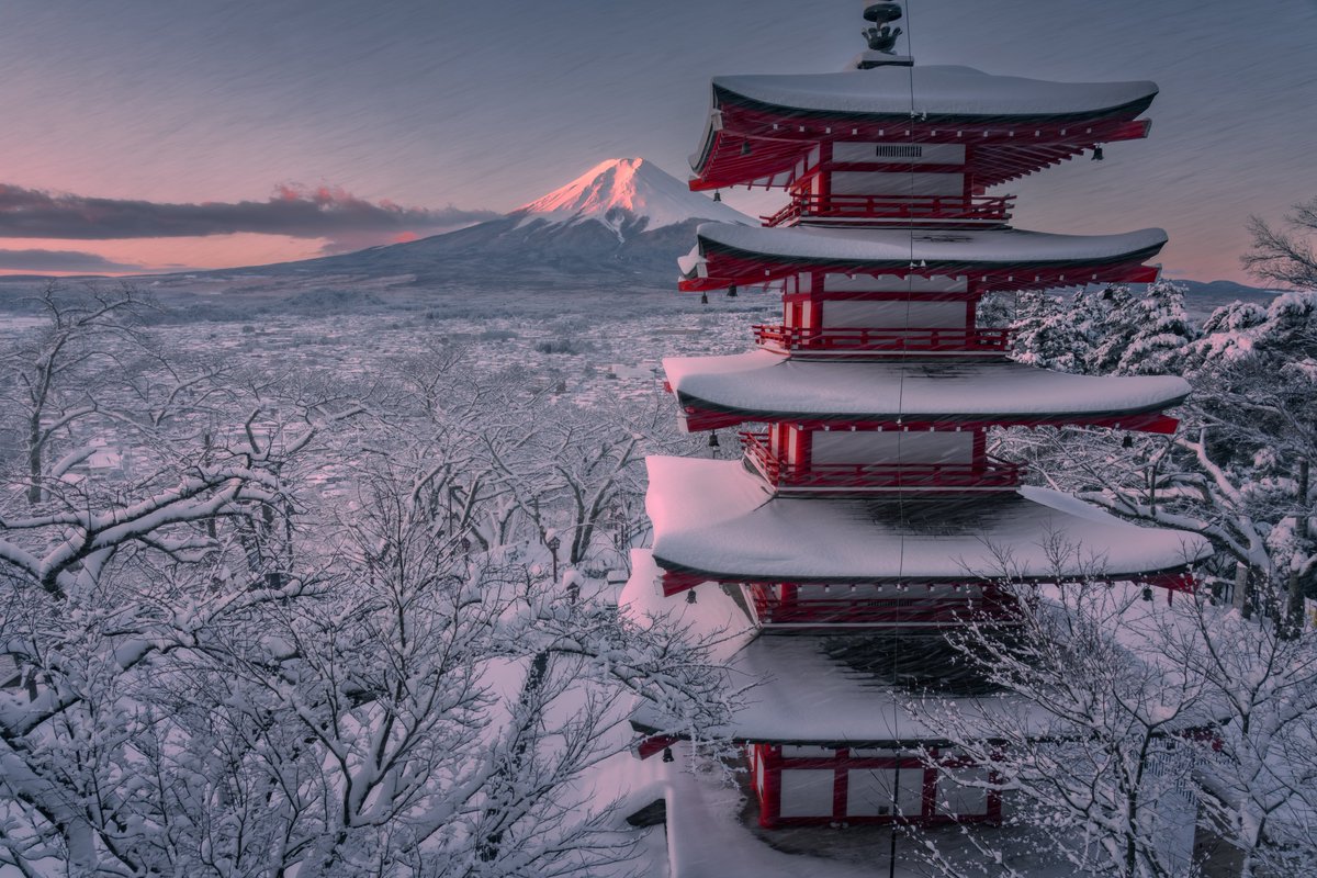 富士山をよく撮りましたが、冬の富士山はなかなか撮れなかったです。ちゃんと雪景色を撮れて良かったです☺️ 素敵な朝でした🥰