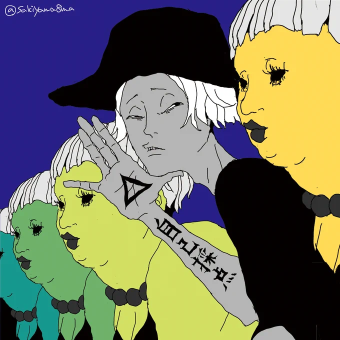 割と最近の落書き 