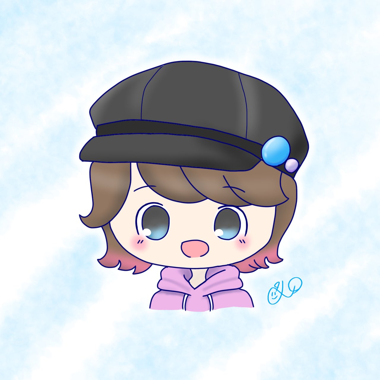 N A N O 気分転換に描いた女の子 キャスケット 女の子 ゆるいイラスト イラスト好きな人と繋がりたい T Co Z4xcbx9dym Twitter