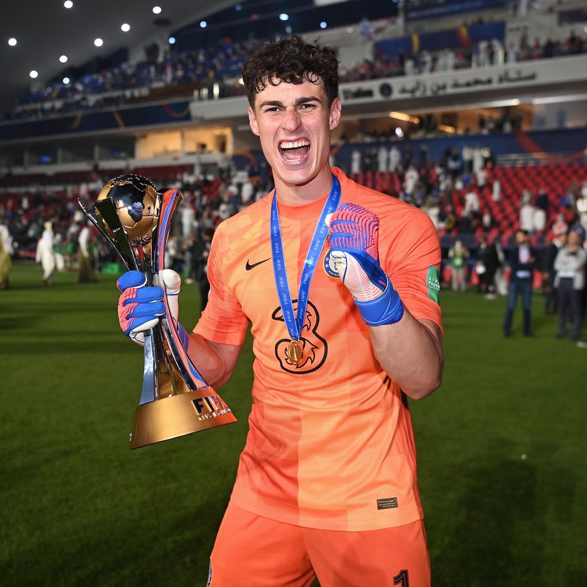 kepa_46's tweet photo. History is made.

Enjoy your sunday, blues! 💙
@chelseafc 
#ClubWorldCup https://t.co/mBuUaDv5mi