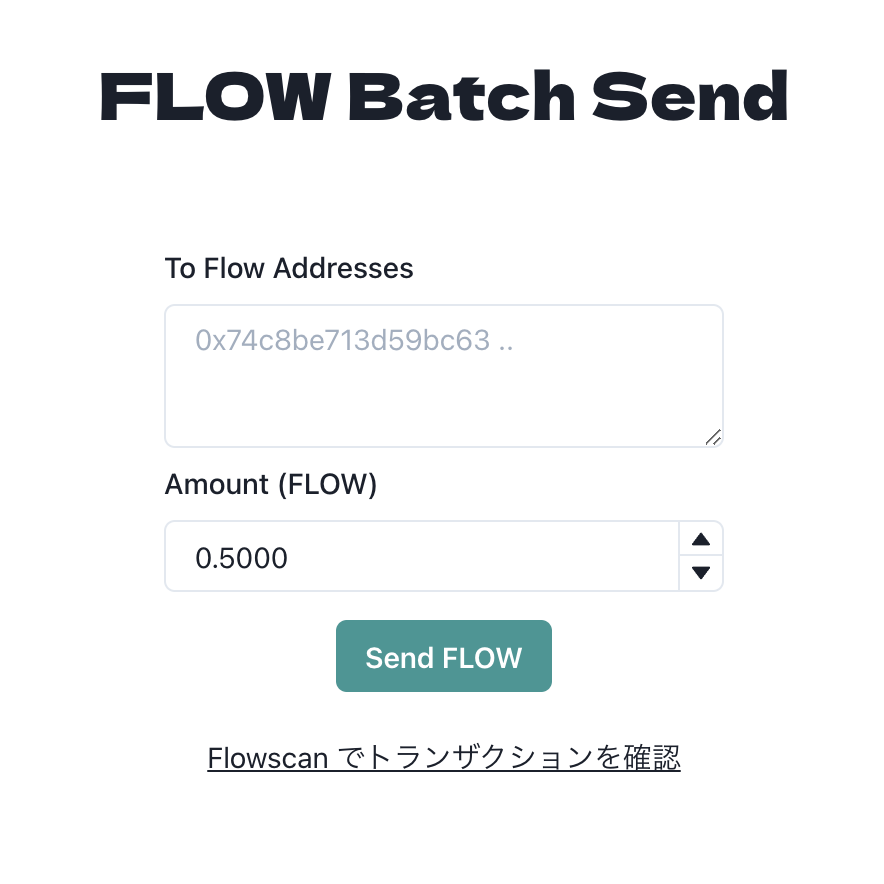 arandoros's tweet photo. Flow チャレンジの賞金を送付しました!
イベントに参加してくださった皆様、ありがとうございした〜!
これを機に、一括で送付する UI をつくったりしました。Flow だと、トランザクションの Cadence コードを書くだけで一括送信が実現できます。
https://t.co/QWQReC2vTA
#onFlow #FlowChallenge https://t.co/hXvzr4XljD