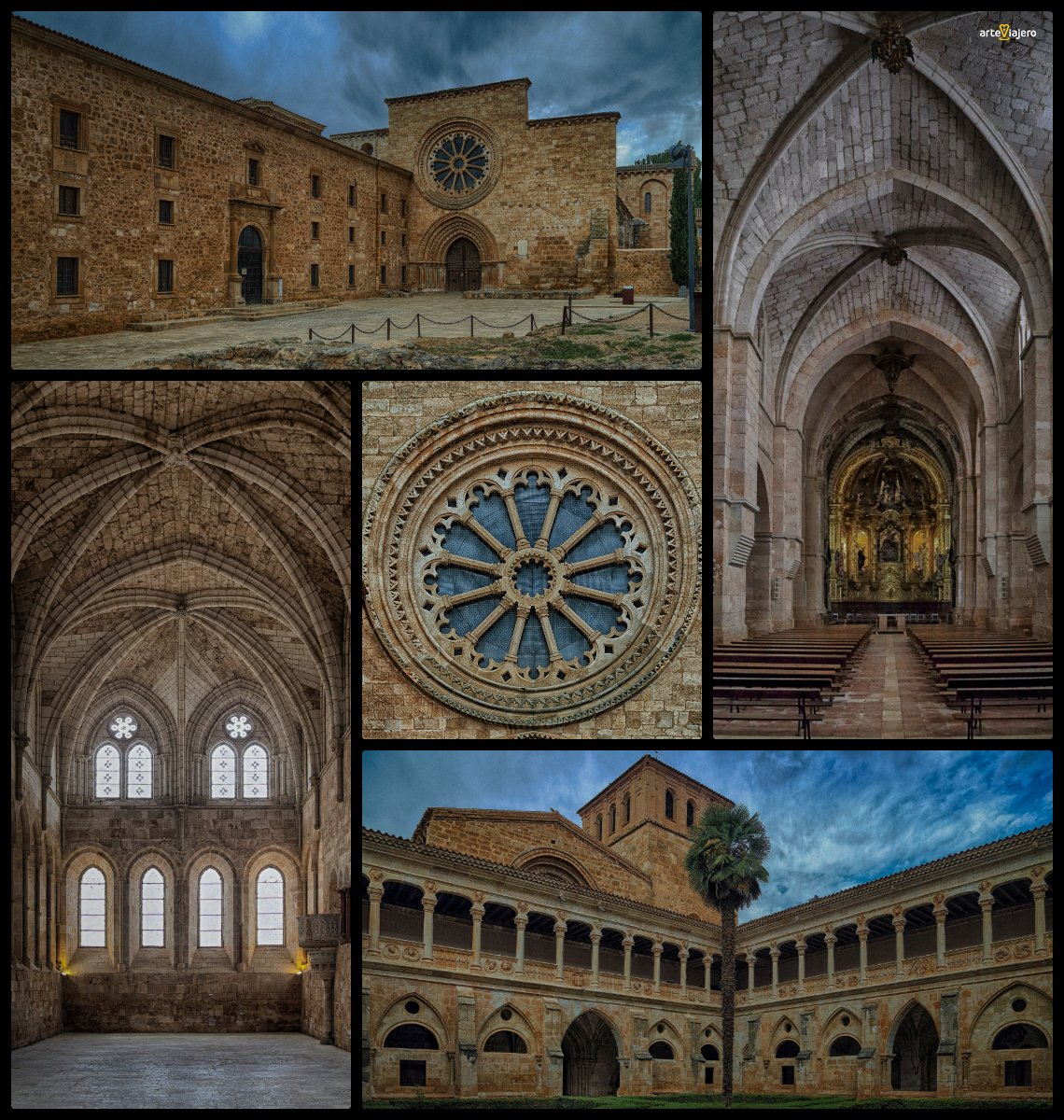 arteviajero_com's tweet photo. Monasterio de Santa María de Huerta (Soria), una de las máximas cimas que alcanza la arquitectura cisterciense en #CastillayLeon. En él brilla de manera especial su magnífico refectorio y su elegante claustro que combina los estilos gótico y renacentista #FelizDomingo https://t.co/MH9cCYkBZZ