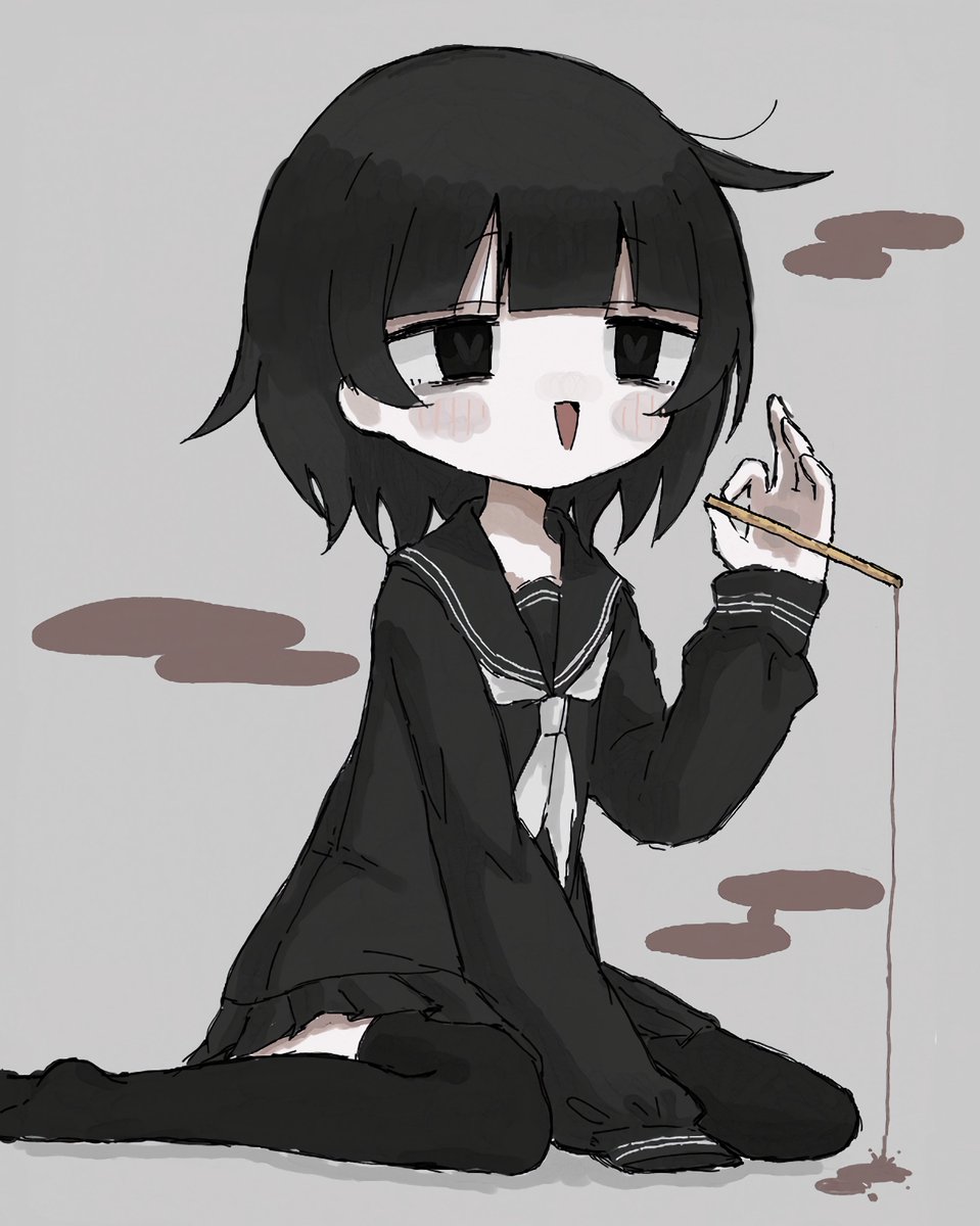 「最期までチョコたっぷりだもん 」|lﾅんにんのイラスト